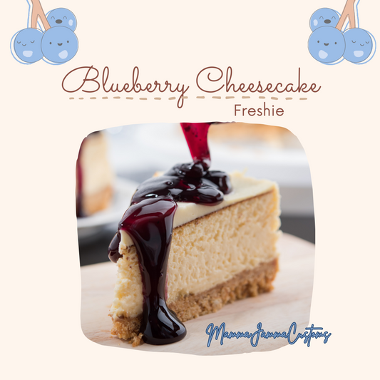 Blueberry Cheesecake Scented Freshie - Shape of Choice