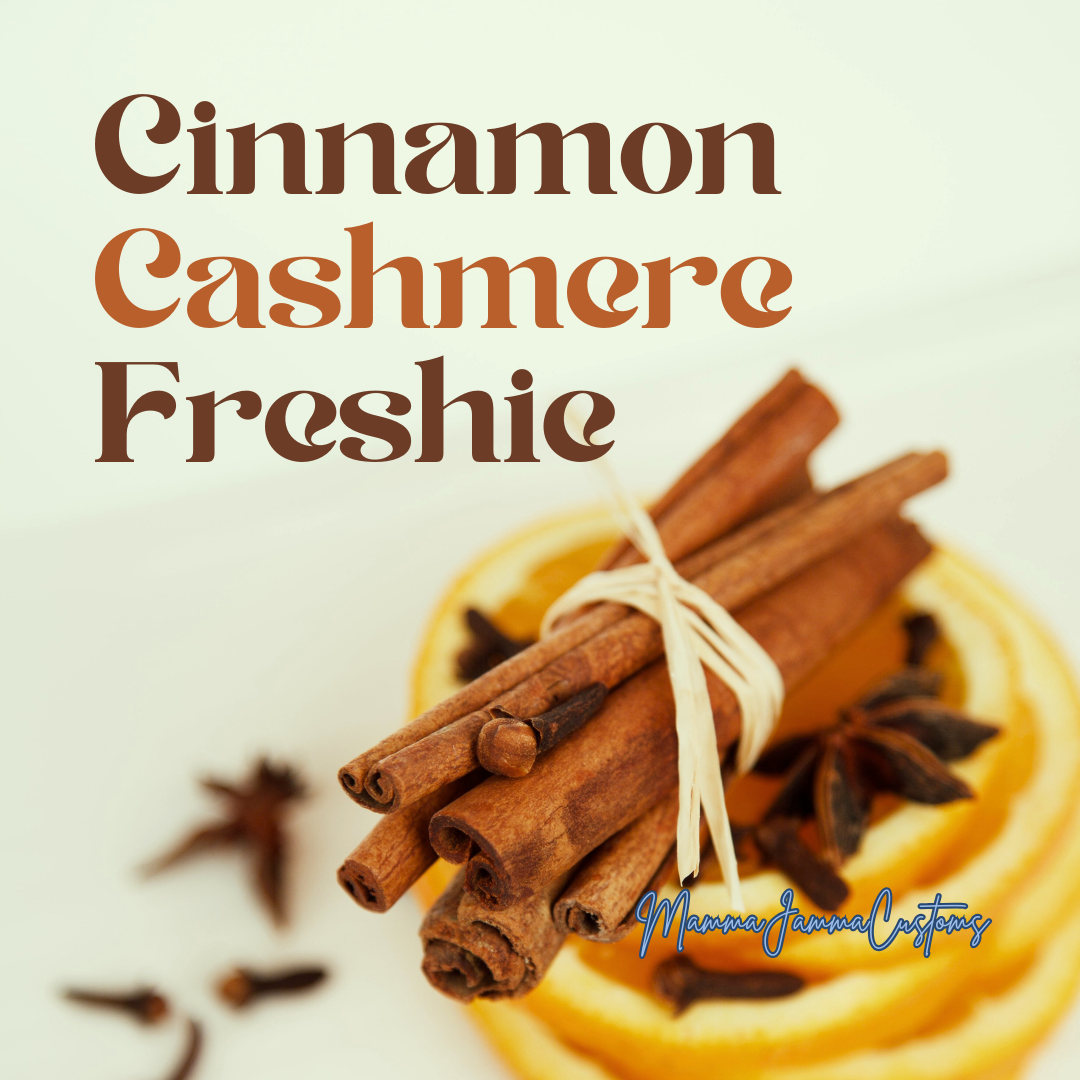 Cinnamon Cashmere Scented Freshie - Shape of Choice