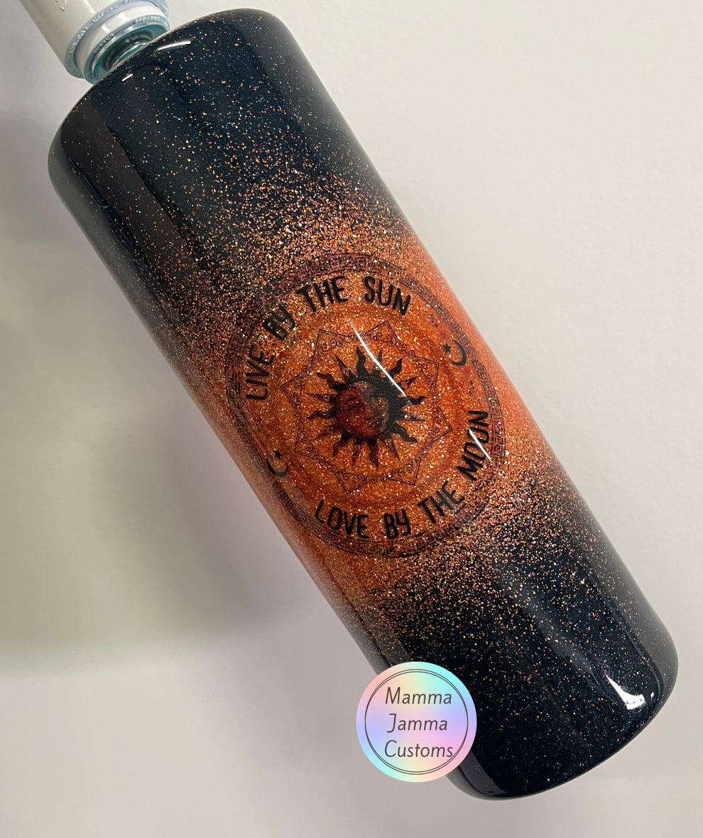 Sun and Moon Ombré 20 oz Straight Tumbler