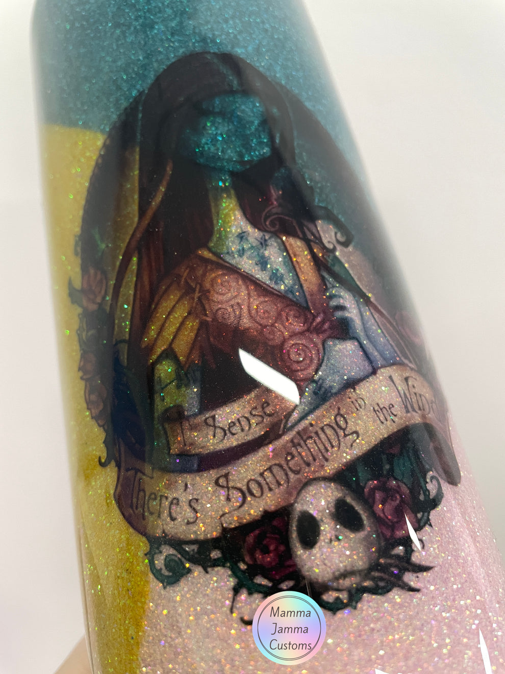 Jack and Sally Split 20 oz Straight Tumbler