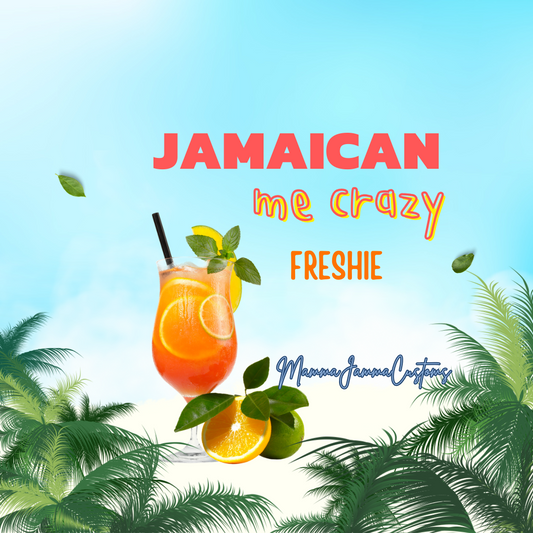 Jamaican Me Crazy Scented Freshie - Shape of Choice