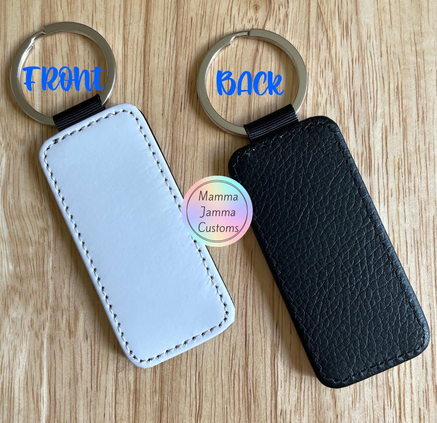 Leather Keychain - Custom Sublimation