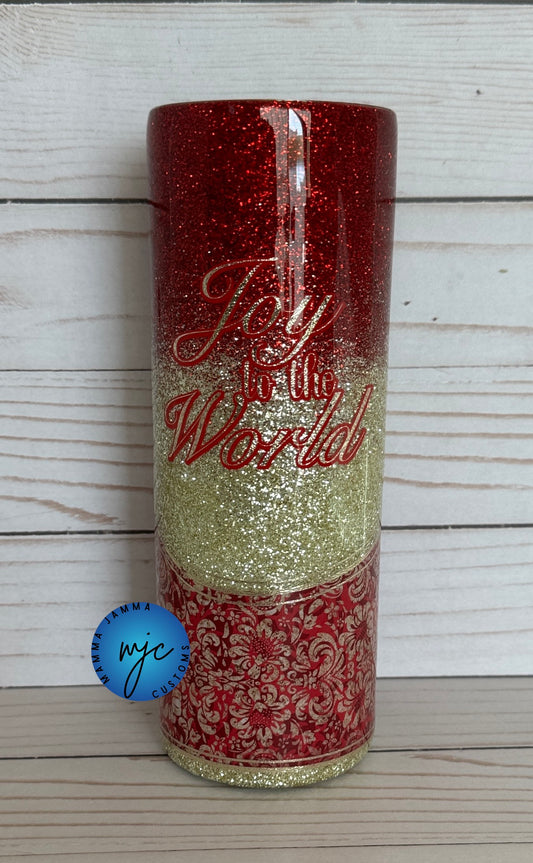 Joy To The World 20 oz Straight Tumbler