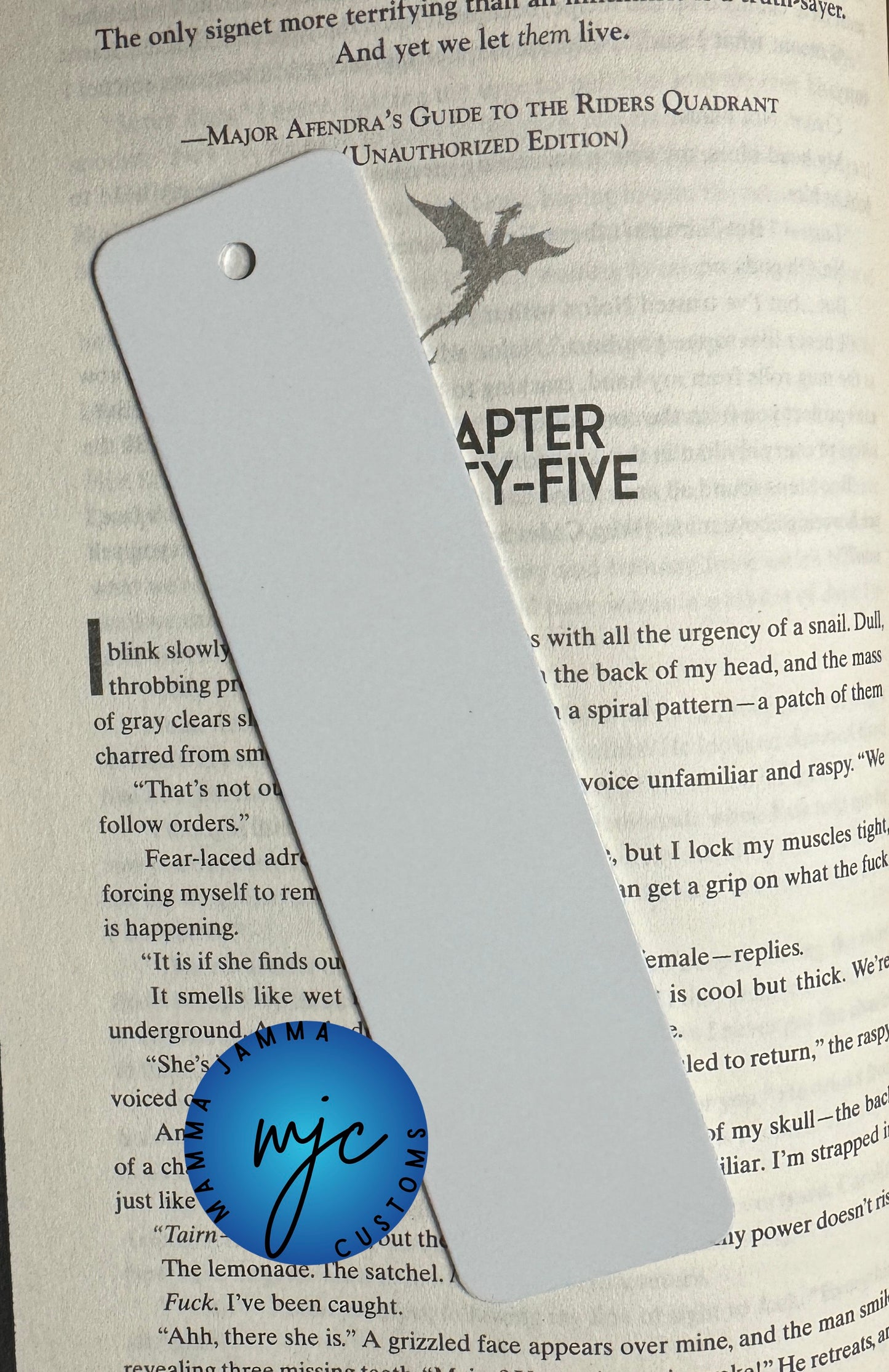 Double-Sided Custom Metal Bookmark