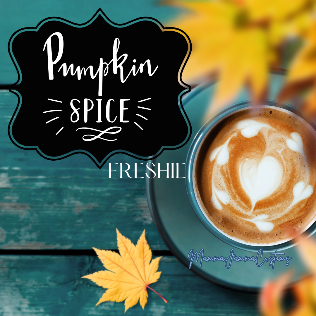 Pumpkin Spice Scented Freshie - Shape of Choice